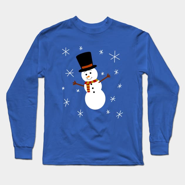 Snowman Long Sleeve T-Shirt by ChrisPchicken07